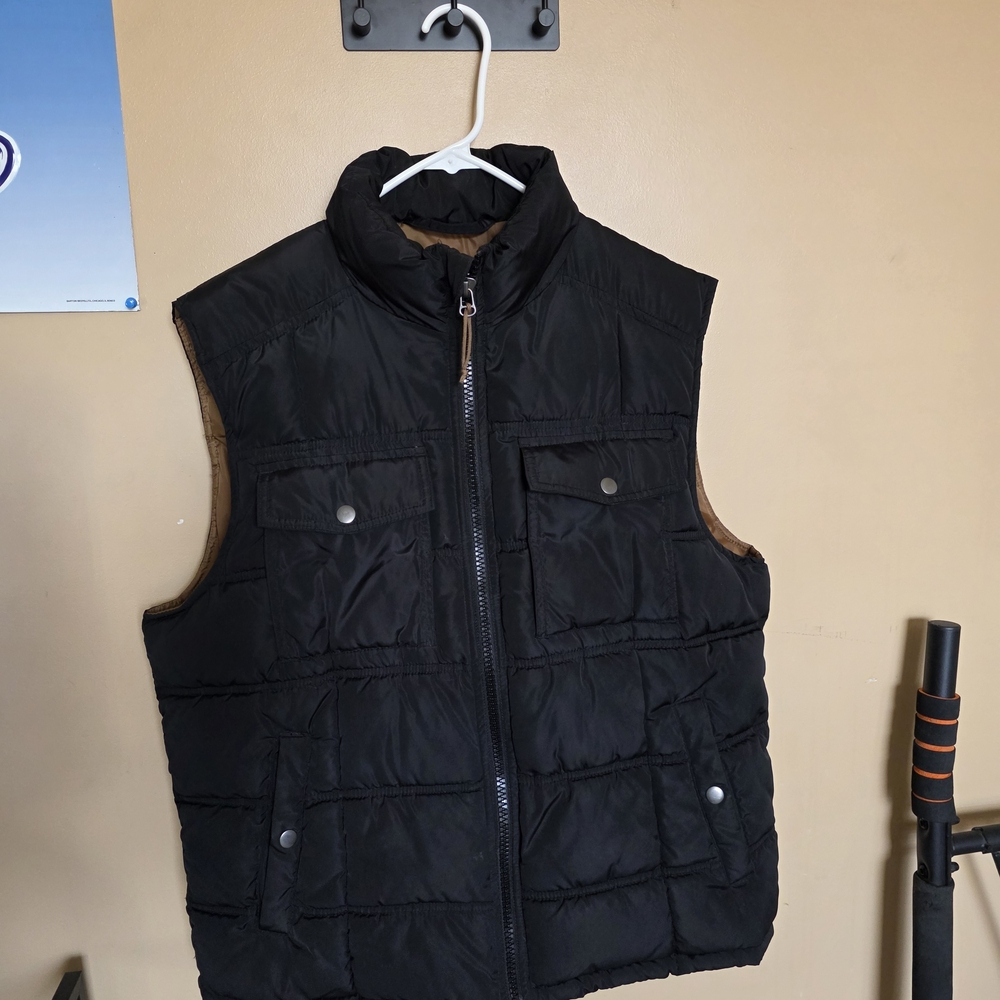 Black Puffer Vest